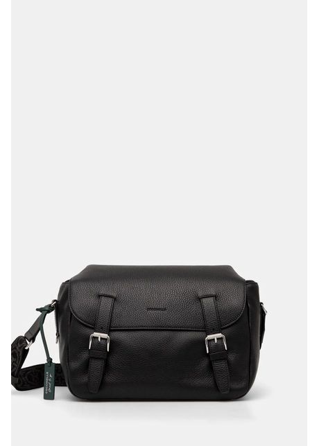 Coccinelle geanta de piele culoarea negru e1 muk 85 04 01