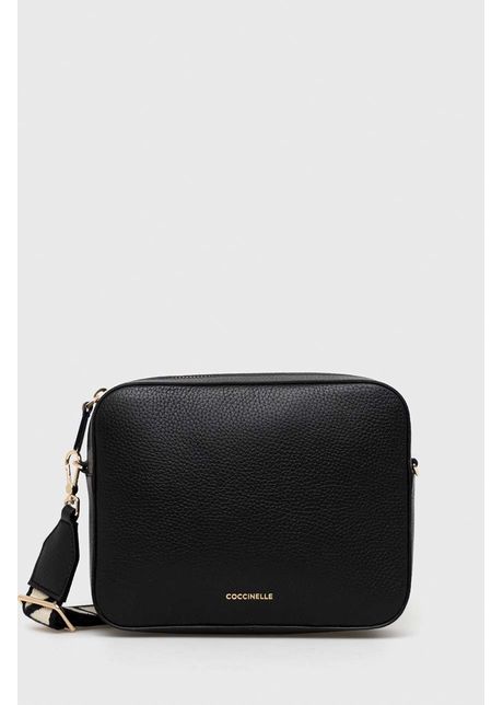 Coccinelle poseta de piele culoarea negru