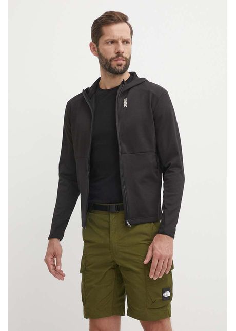 Colmar hanorac culoarea negru cu glug neted