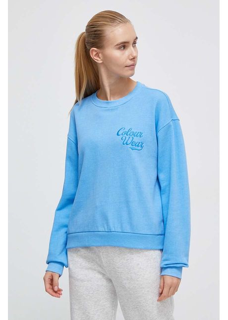 Colourwear hanorac de bumbac femei, neted