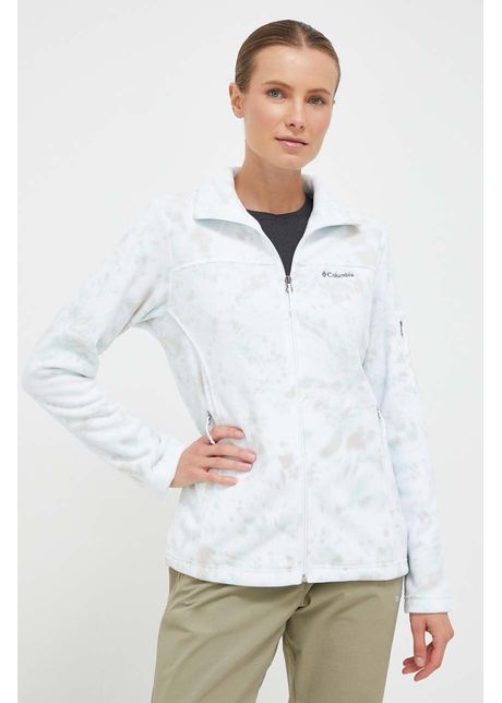 Columbia hanorac fast trek printed culoarea alb modelator