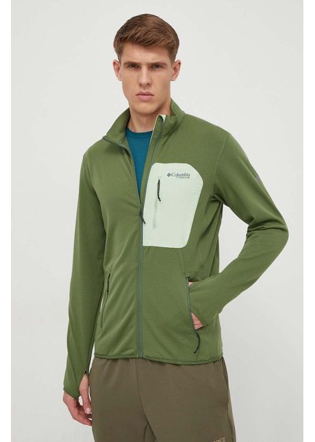 Columbia hanorac triple canyon culoarea verde cu imprimeu 2072065