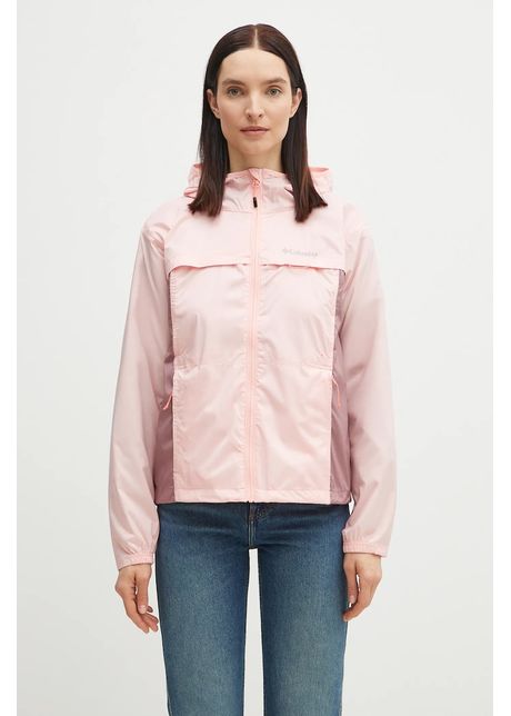 Columbia jachet de exterior crested canyon windbreaker culoarea roz 2116481