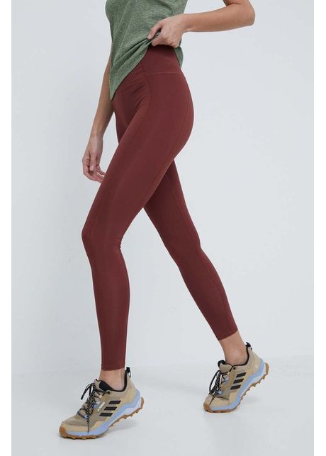 Columbia leggins sport boundless trek femei culoarea bordo neted 2033514