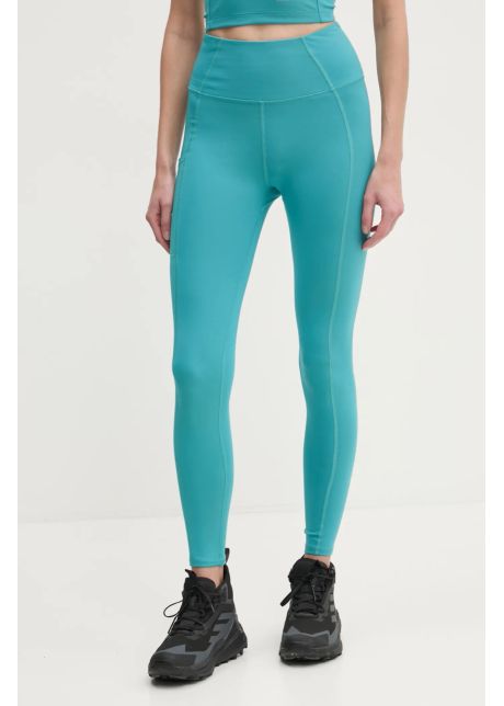 Columbia leggins sport boundless trek femei culoarea turcoaz neted 2033514
