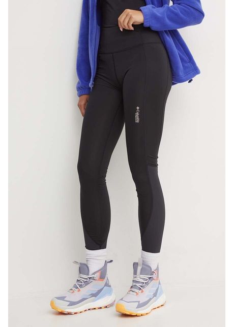 Columbia leggins sport cirque river femei culoarea negru neted 2106731