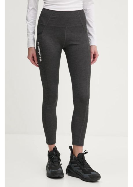 Columbia leggins sport move femei culoarea gri melanj 2072961