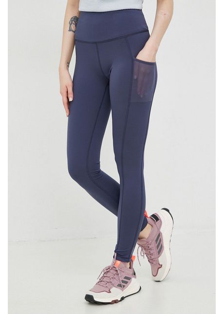 Columbia leggins sport windgates femei culoarea albastru marin modelator