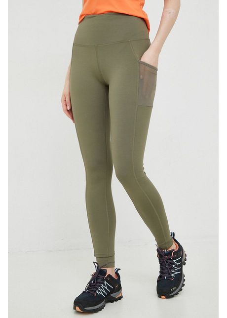 Columbia leggins sport windgates femei culoarea verde modelator