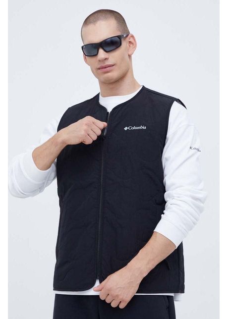 Columbia vesta birchwood quilted barbati culoarea negru de tranzitie