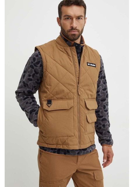 Columbia vesta rad padded barbati culoarea maro de tranzitie 2075981