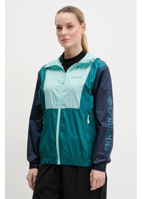 Columbia windbreaker lily basin ii culoarea verde 2116521