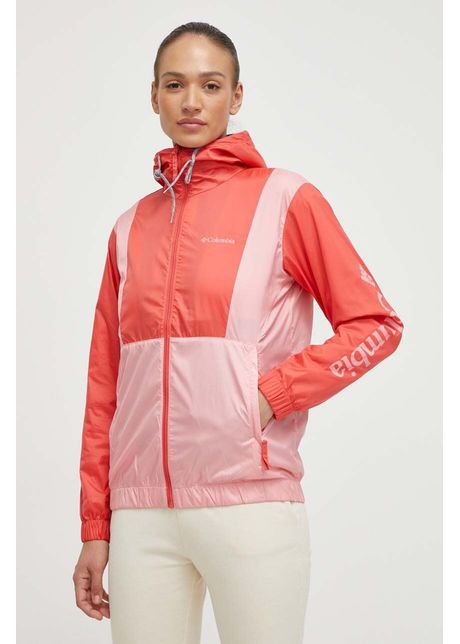 Columbia windbreaker terrex lily basin culoarea ro u 2034931