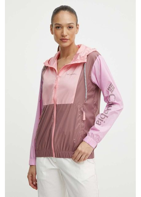 Columbia windbreaker terrex lily basin culoarea roz 2034931