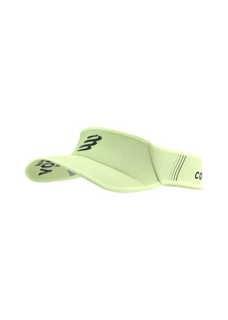 Compressport sapca cozoroc visor ultralight culoarea verde cu imprimeu xhwu3894