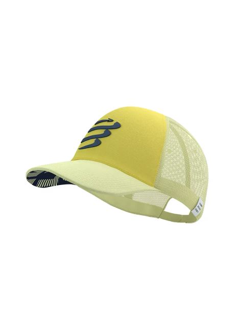 Compressport sapca trucker cap culoarea galben modelator xhwu4190