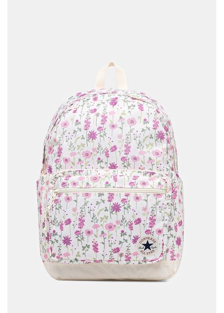 Converse rucsac culoarea bej mare cu imprimeu 10028323 a01
