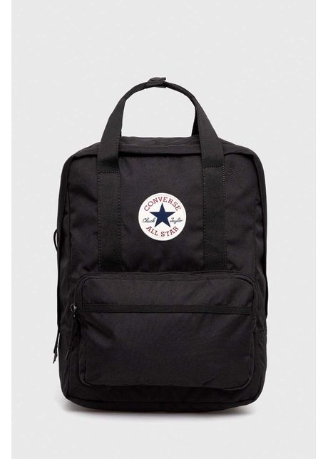 Converse rucsac culoarea negru mare cu imprimeu