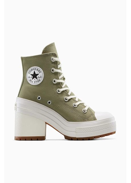 Converse teni i chuck 70 de luxe heel culoarea verde a11899c