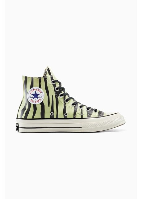 Converse teni i chuck 70 glow in the dark zebra culoarea bej a15032c