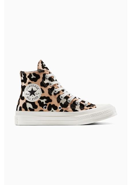 Converse teni i chuck 70 leopard culoarea bej a14945c