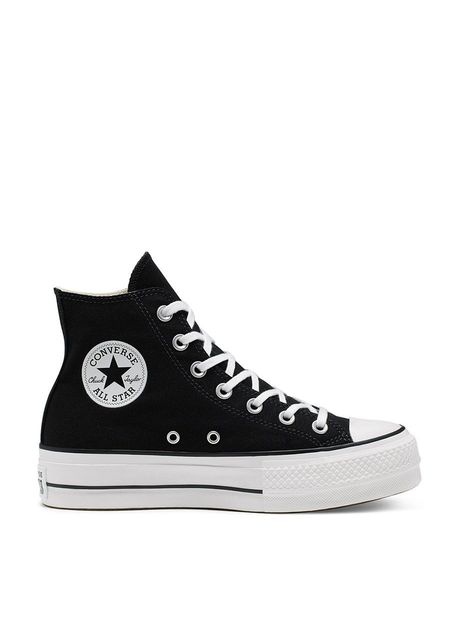 Converse teni i chuck taylor all star hi platform black white 560845c 560845c black