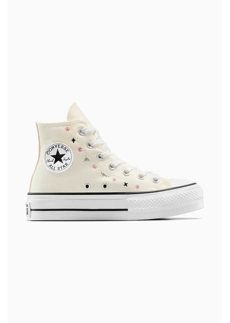 Converse teni i chuck taylor all star lift culoarea bej a13522c