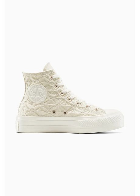 Converse teni i chuck taylor all star lift culoarea bej a13523c