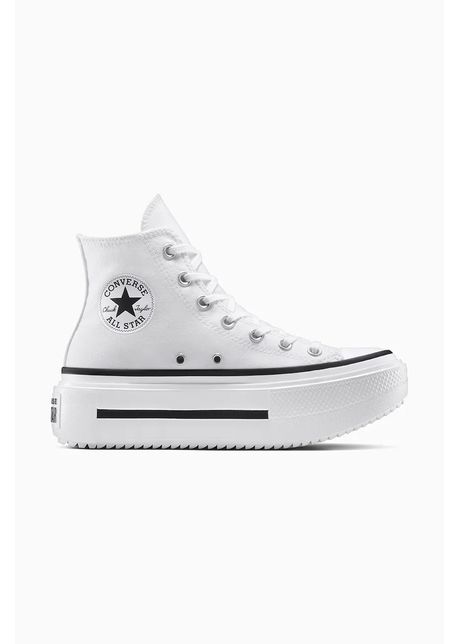 Converse teni i chuck taylor all star lift double stack culoarea alb a12976c