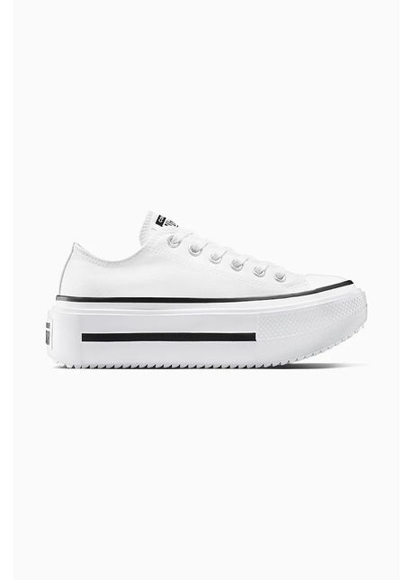 Converse teni i chuck taylor all star lift double stack culoarea alb a15491c