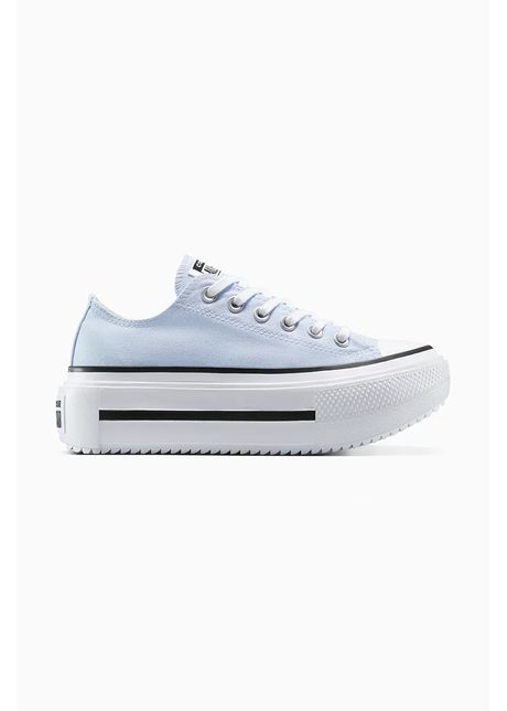 Converse teniși Chuck Taylor All Star Lift Double Stack culoarea albastru, A16285C
