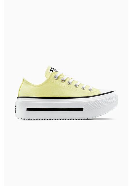 Converse teni i chuck taylor all star lift double stack culoarea galben a16283c