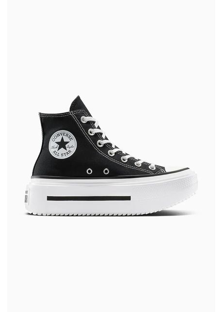 Converse teni i chuck taylor all star lift double stack culoarea negru a12975c
