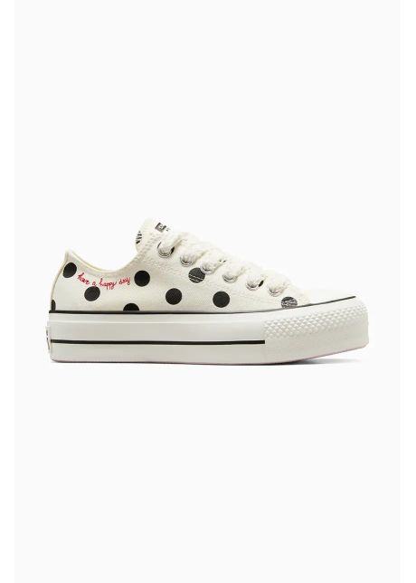 Converse tenisi chuck taylor all star lift culoarea alb a10689c