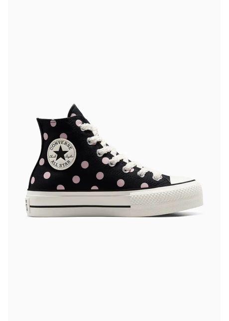 Converse tenisi chuck taylor all star lift culoarea negru a10688c