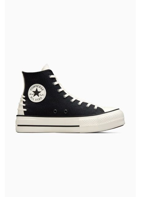 Converse tenisi chuck taylor all star lift culoarea negru a12552c