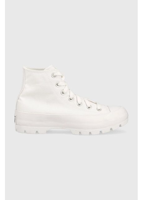 Converse tenisi chuck taylor all star lugged hi femei culoarea alb