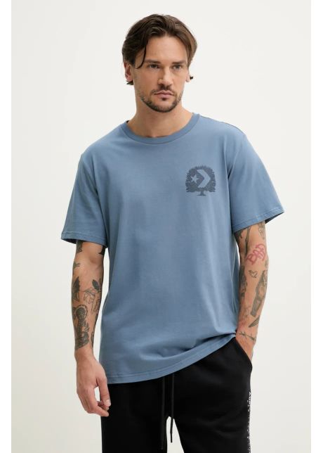 Converse tricou din bumbac barbati cu imprimeu 10027666 a01