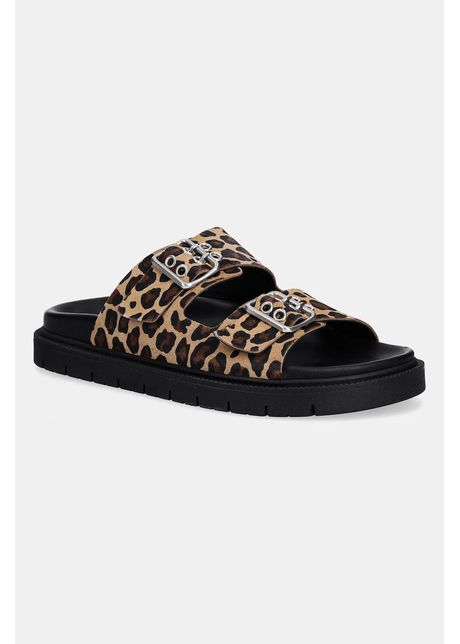 Copenhagen papuci din piele suede femei culoarea maro cph796
