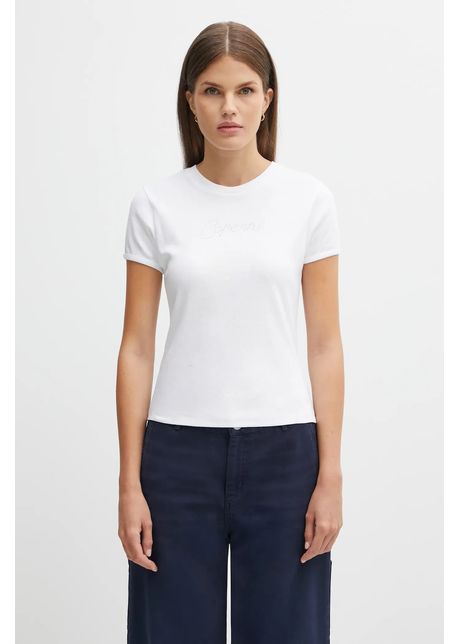 Coperni tricou din bumbac Crystal Logo culoarea alb, COPJS07CRF5017