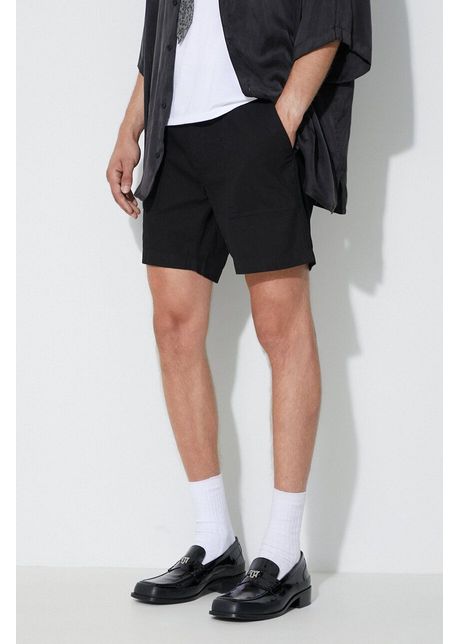 Corridor pantaloni scur i din bumbac culoarea negru cs0051 blk black