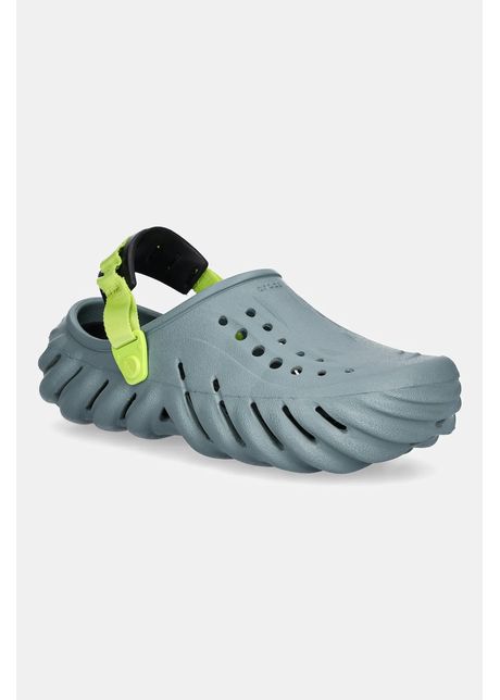 Crocs papuci x echo clog culoarea verde 207937