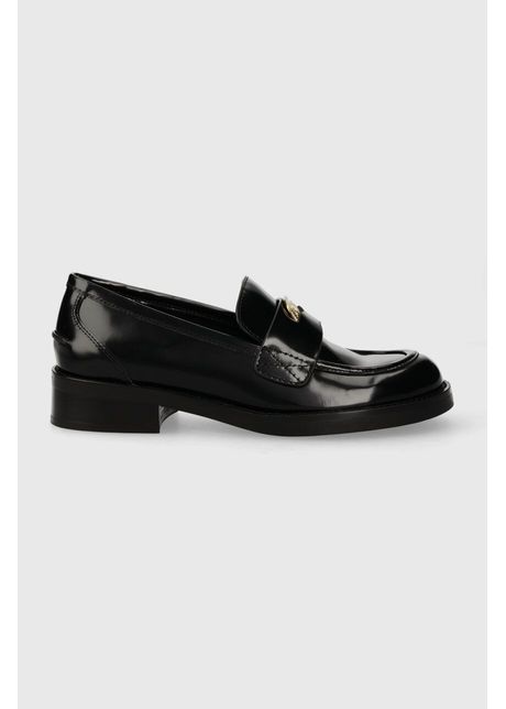 Crocs sneakers penny femei culoarea negru cu toc plat k1434520