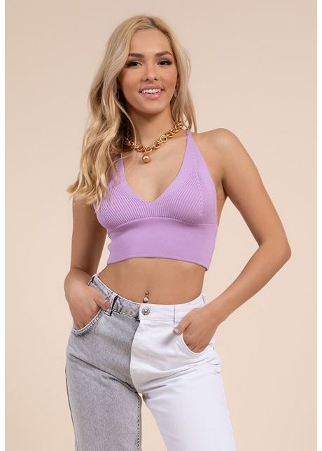 Crop top dama maristela mov