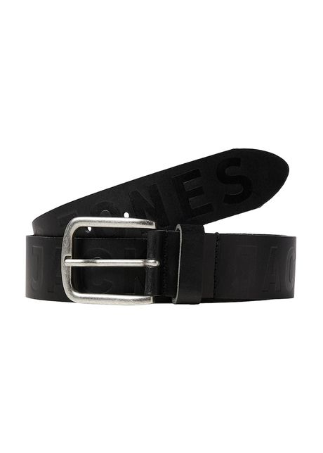 Curea de piele cu logo stantat
