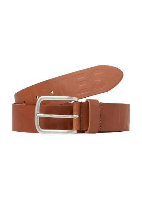 Curea de piele cu logo stantat
