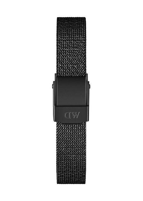 Daniel wellington ceas quadro petite pressed ashfield black femei culoarea negru