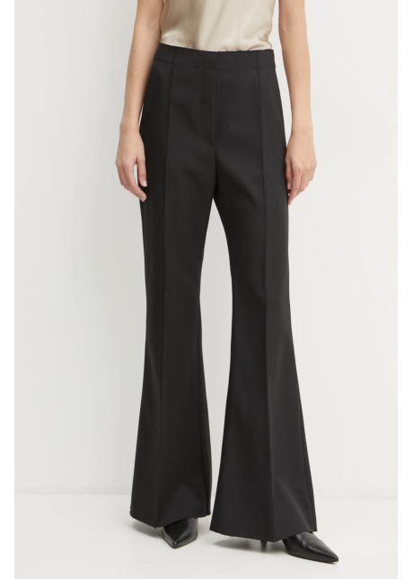 Day birger et mikkelsen pantaloni axel femei culoarea negru evazati high waist day65243574