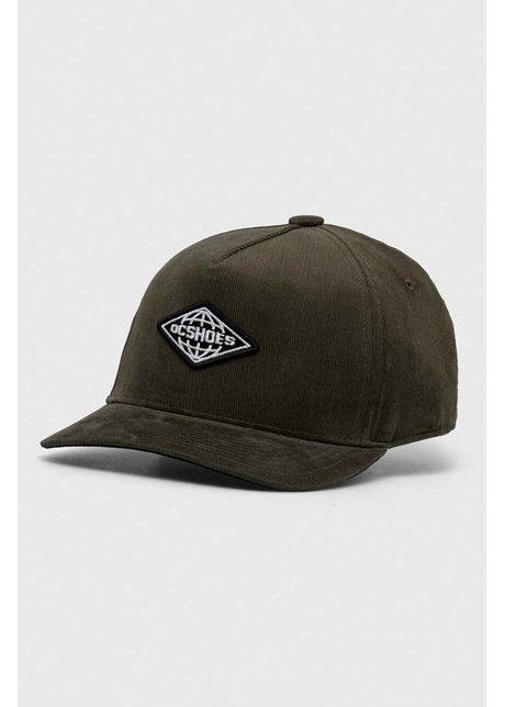 Dc apc de baseball din bumbac culoarea verde cu imprimeu