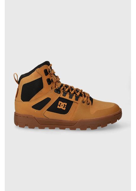 DC sneakers culoarea maro